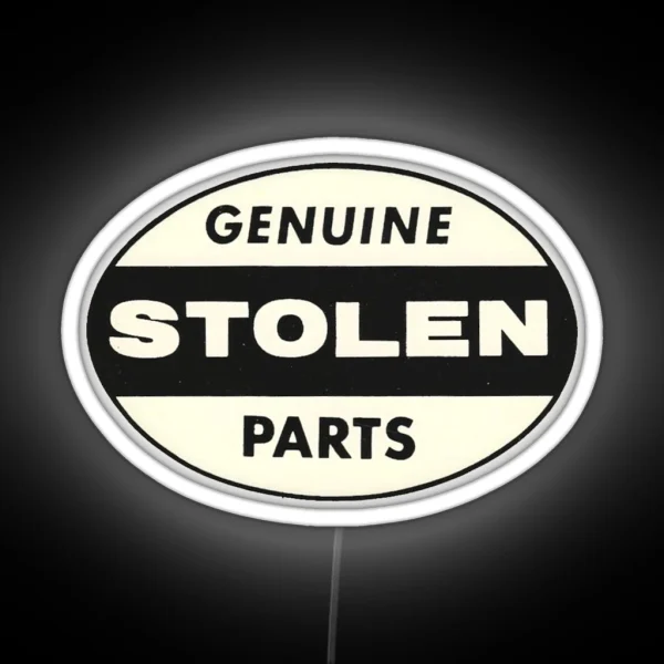 Vintage Genuine Stolen Parts RGB Neon Sign