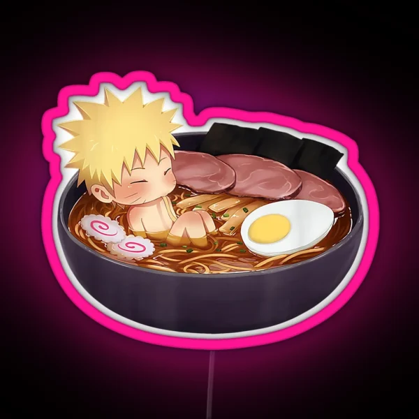 Vintage Japanese Ramen Anime Ramen Noodle Ramen Lover RGB Neon Sign