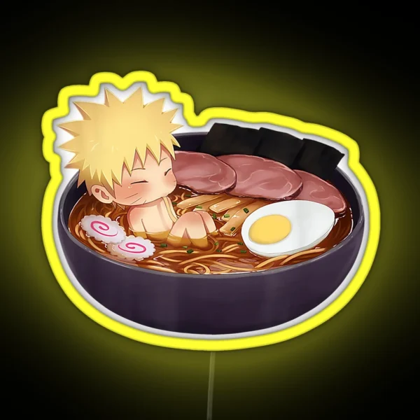 Vintage Japanese Ramen Anime Ramen Noodle Ramen Lover RGB Neon Sign