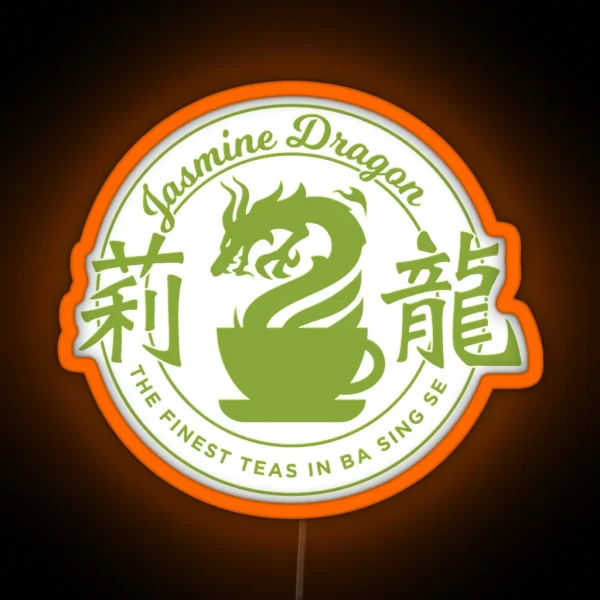 Vintage Jasmine Dragon Tea Cool Gifts RGB Neon Sign