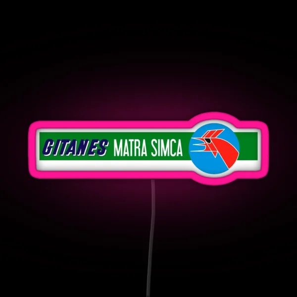 Vintage Le Mans RGB Neon Sign