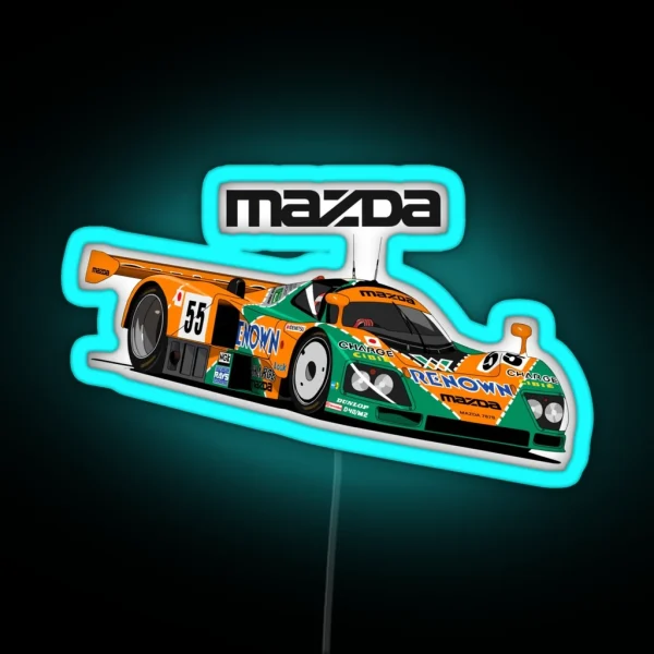 Vintage Le Mans RGB Neon Sign