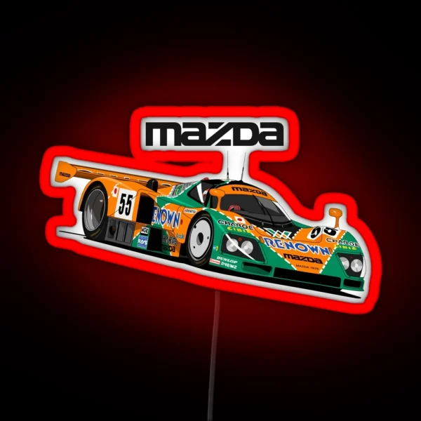Vintage Le Mans RGB Neon Sign