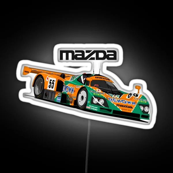 Vintage Le Mans RGB Neon Sign