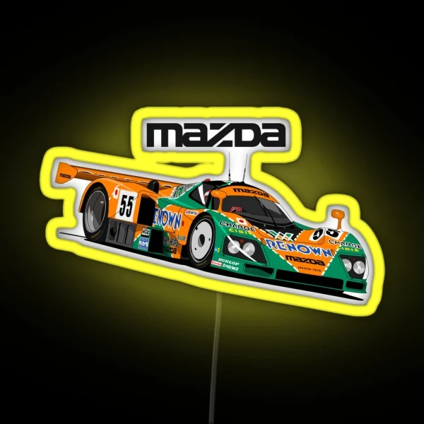 Vintage Le Mans RGB Neon Sign