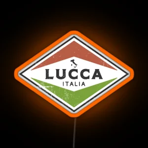 Vintage Lucca Italia RGB Neon Sign