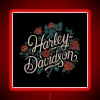 Vintage Neon Motorcycle Logo Sign