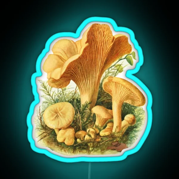 Vintage Mushroom RGB Neon Sign