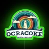 Vintage Ocracoke Island NC 80s Style RGB Neon Sign