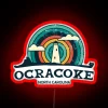 Vintage Ocracoke Island, NC, 80s Style LED Neon Sign