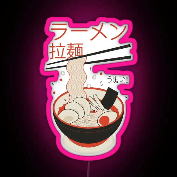 Vintage Ramen Noodle RGB Neon Sign