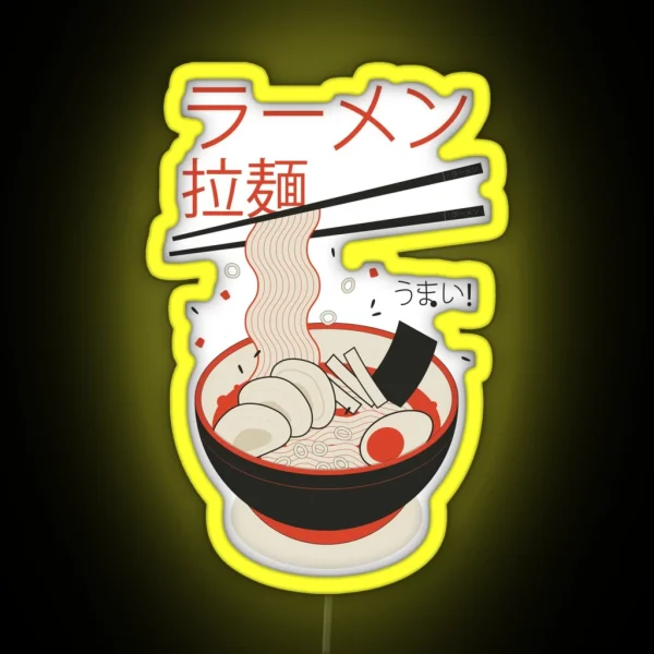 Vintage Ramen Noodle RGB Neon Sign