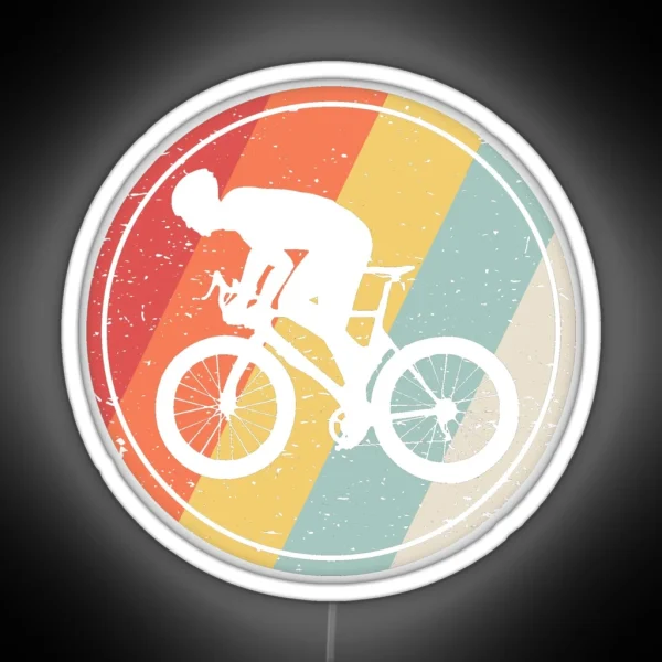 Vintage Retro Bicycle Biking RGB Neon Sign