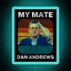 Dan Andrews neon sign