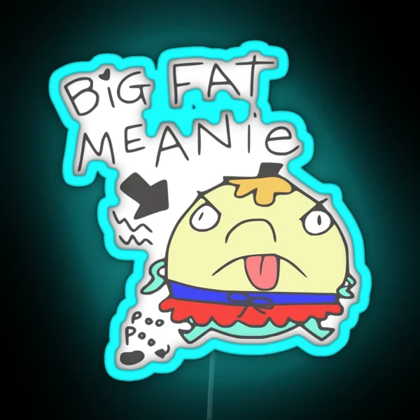 Vintage Retro Mrs Puff From Spongebob Gifts Movie Fans RGB Neon Sign