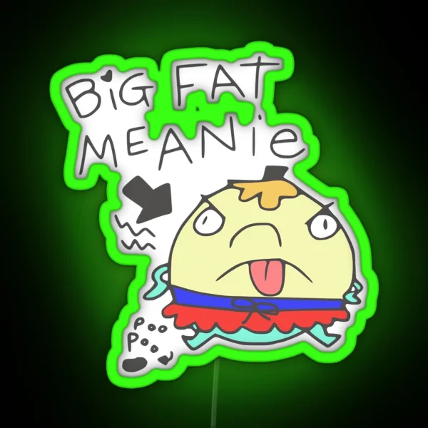 Vintage Retro Mrs Puff From Spongebob Gifts Movie Fans RGB Neon Sign