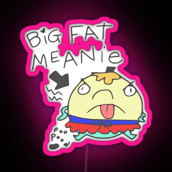 Vintage Retro Mrs Puff From Spongebob Gifts Movie Fans RGB Neon Sign
