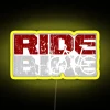 Mountain Bike with Neon Sign in the Background