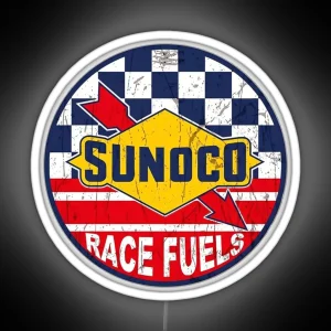 Vintage Sunoco Race Fuels Sign RGB Neon Sign