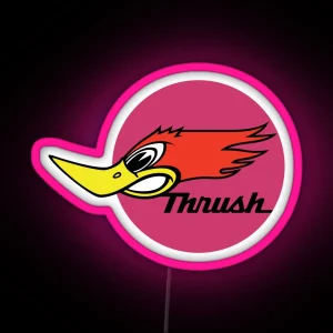 Vintage Thrush Led Design RGB Neon Sign