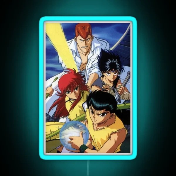 Vintage Yuyu Hakusho RGB Neon Sign