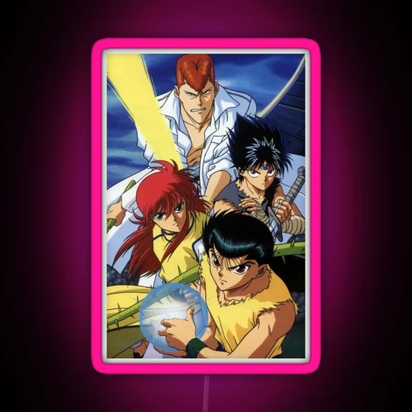 Vintage Yuyu Hakusho RGB Neon Sign