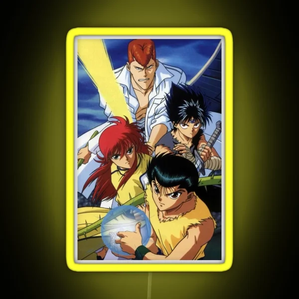 Vintage Yuyu Hakusho RGB Neon Sign
