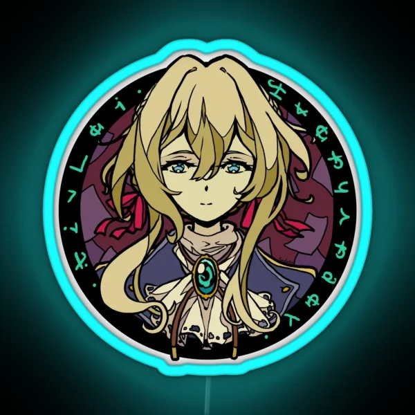 Violet Evergarden RGB Neon Sign