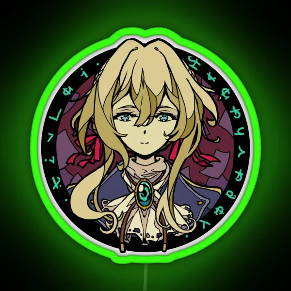 Violet Evergarden RGB Neon Sign