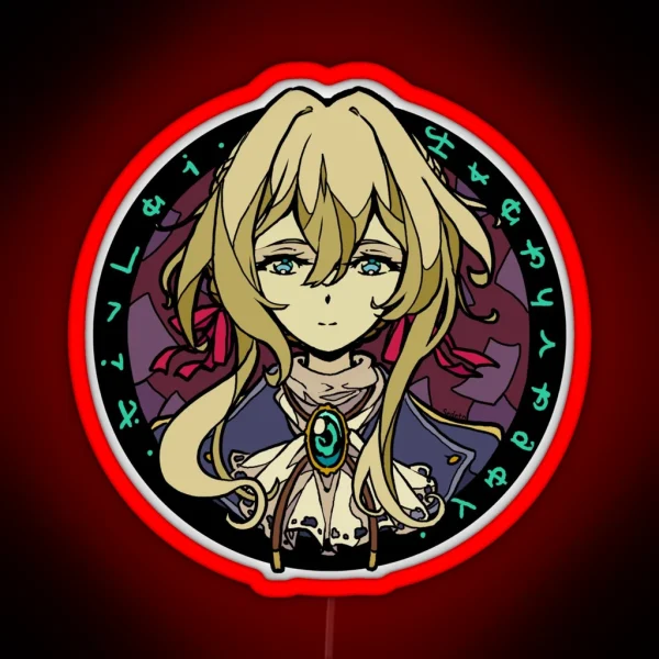 Violet Evergarden RGB Neon Sign