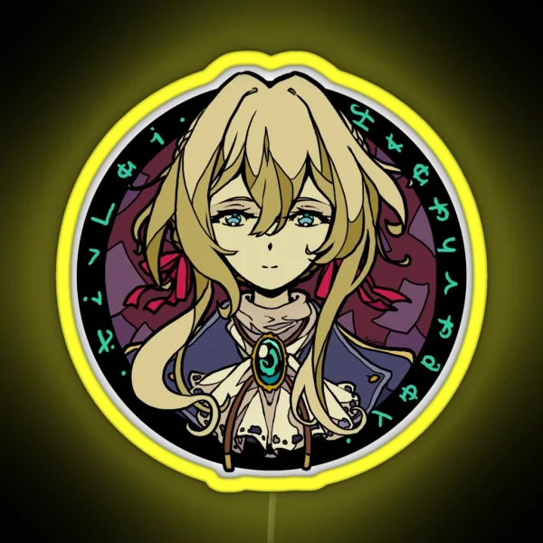 Violet Evergarden RGB Neon Sign