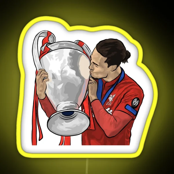 Virgil Van Dijk RGB Neon Sign