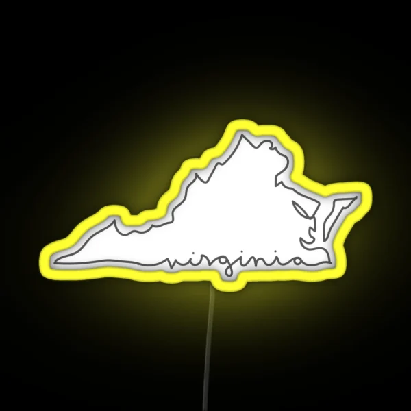Virginia Line RGB Neon Sign