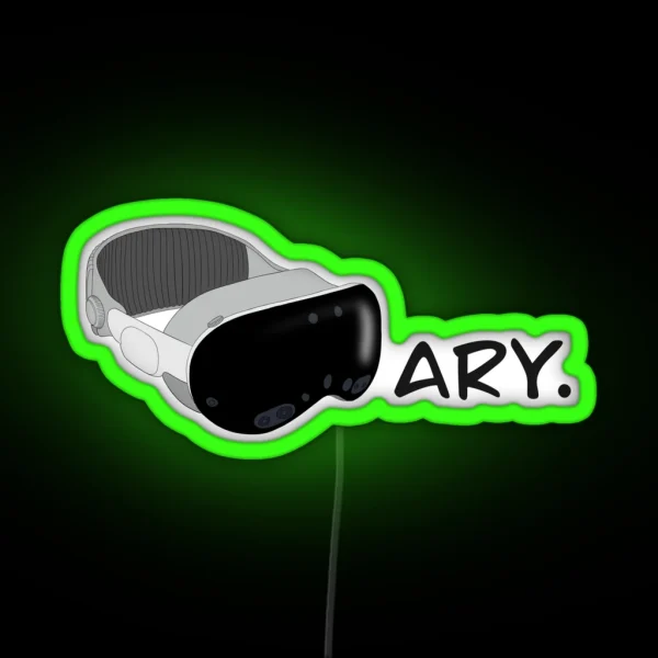 Visionary Apple Vision Pro RGB Neon Sign