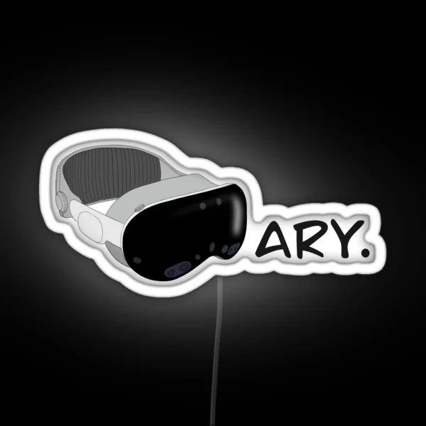 Visionary Apple Vision Pro RGB Neon Sign