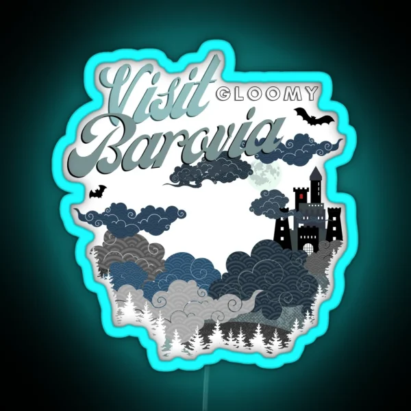 Visit Gloomy Barovia RGB Neon Sign