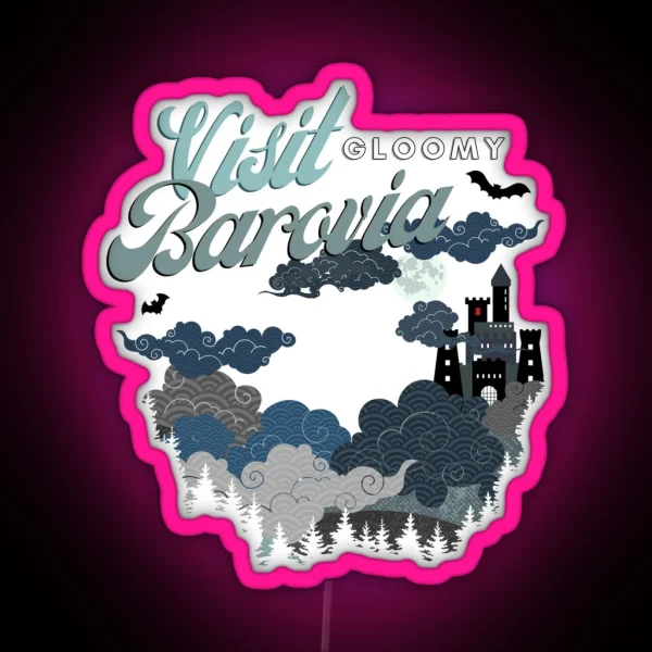 Visit Gloomy Barovia RGB Neon Sign