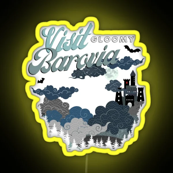 Visit Gloomy Barovia RGB Neon Sign