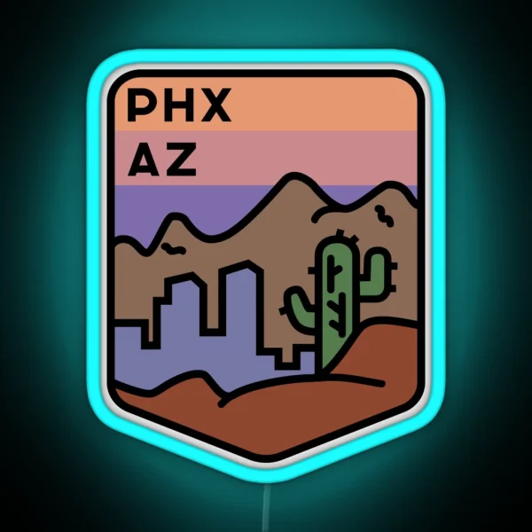 Visit Phoenix Arizona RGB Neon Sign