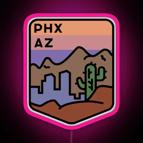 Visit Phoenix Arizona RGB Neon Sign