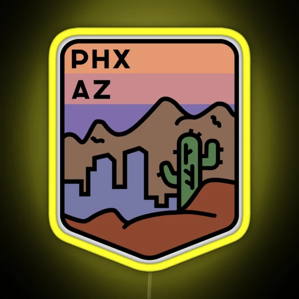 Visit Phoenix Arizona RGB Neon Sign