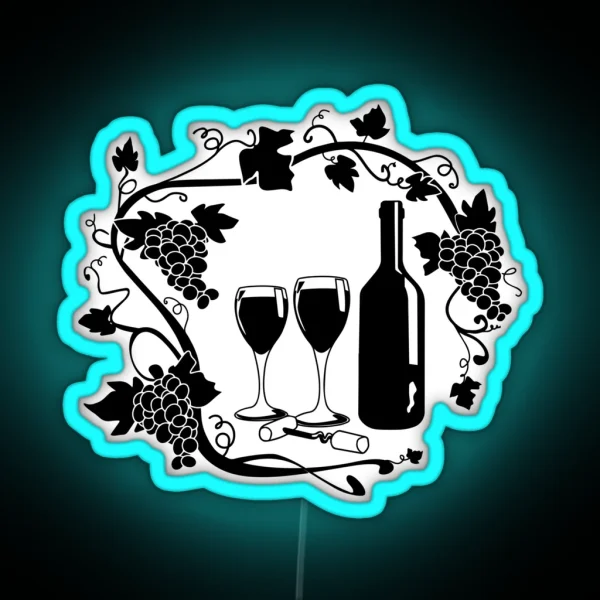 Visiting A Winery RGB Neon Sign