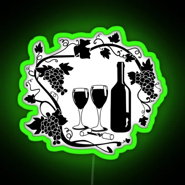 Visiting A Winery RGB Neon Sign