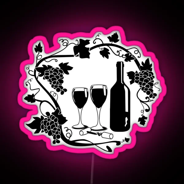 Visiting A Winery RGB Neon Sign