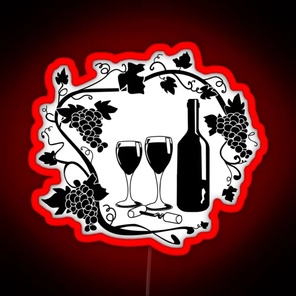 Visiting A Winery RGB Neon Sign