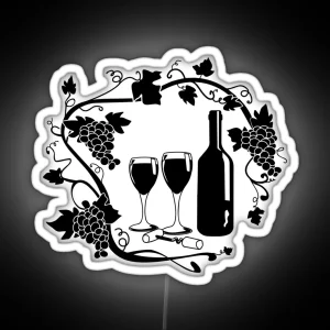 Visiting A Winery RGB Neon Sign