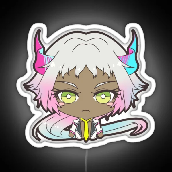 Vocaloid Unity Chan AKAZA Design RGB Neon Sign