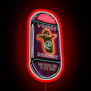 Voodoo Doughnut Sign RGB Neon Sign