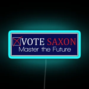 Vote Harold Saxon RGB Neon Sign