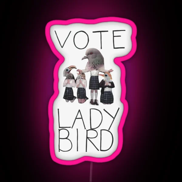 VOTE LADYBIRD RGB Neon Sign